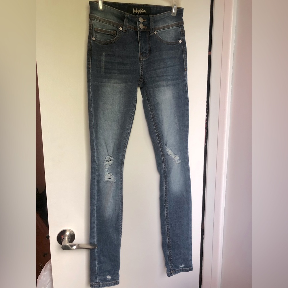 INDIGO REIN NWOT High rise skinny stretchy jeans SIZE 1